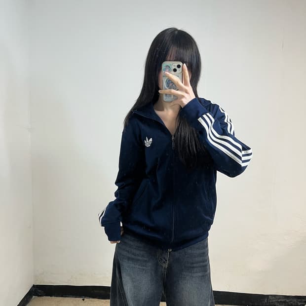 Adidas navy firebird jersey 