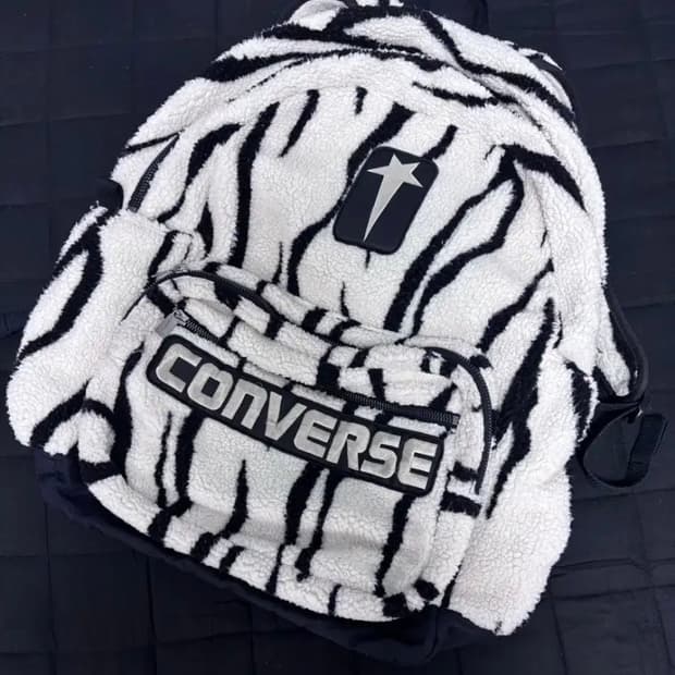 릭오웬스 컨버스 오버사이즈 백팩 지브라