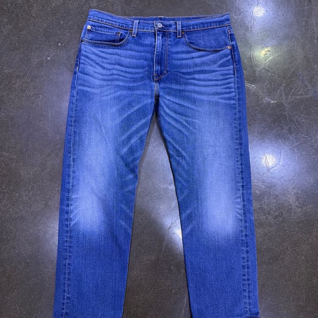 리바이스 502 프리미엄 빅 E 약기모 테이퍼드 데님팬츠 34