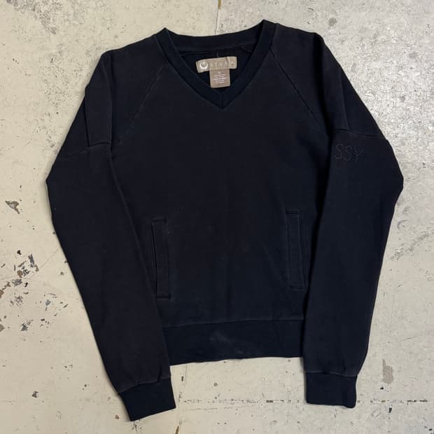 Stussy 스투시 로고 코튼 롱슬리브