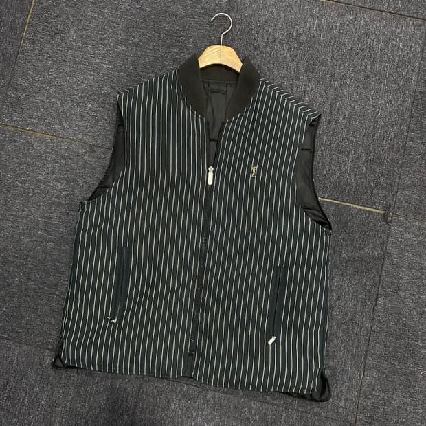 입 생로랑 리버시블 패딩조끼