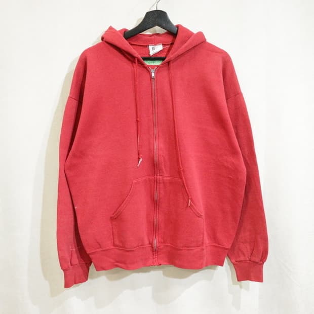 [XL] 80s Lee 빈티지 레드 후드집업