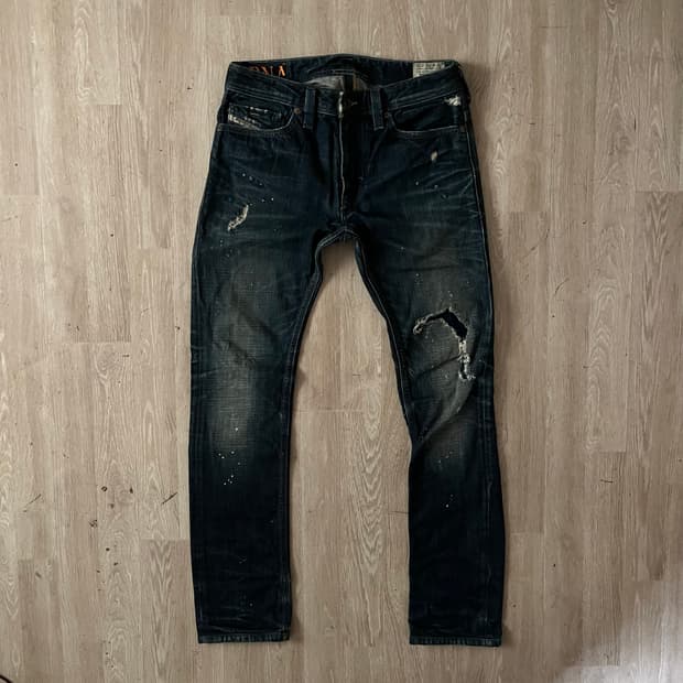 Diesel Thanaz washed denim jeans