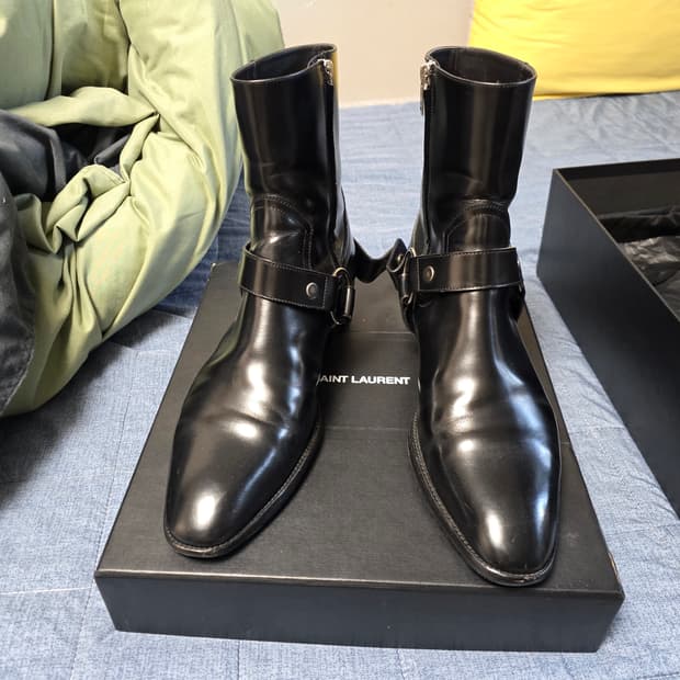 생로랑 모터사이클 하네스 부츠 43사이즈