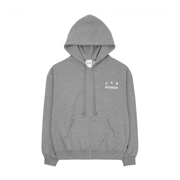 XL , 미시착 새상품 ) 아이앱 스튜디오 후드집업 그레이 