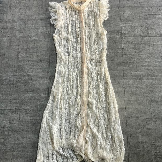 일본빈티지 달천깔페어리 프린세스공주풍 퍼퓰럼 원피스