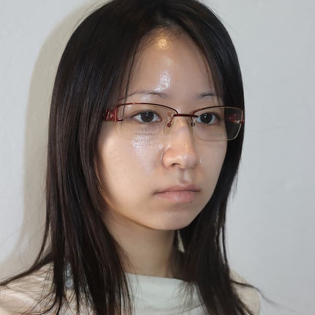 발렌티노 레드 림리스 프레임 글라스