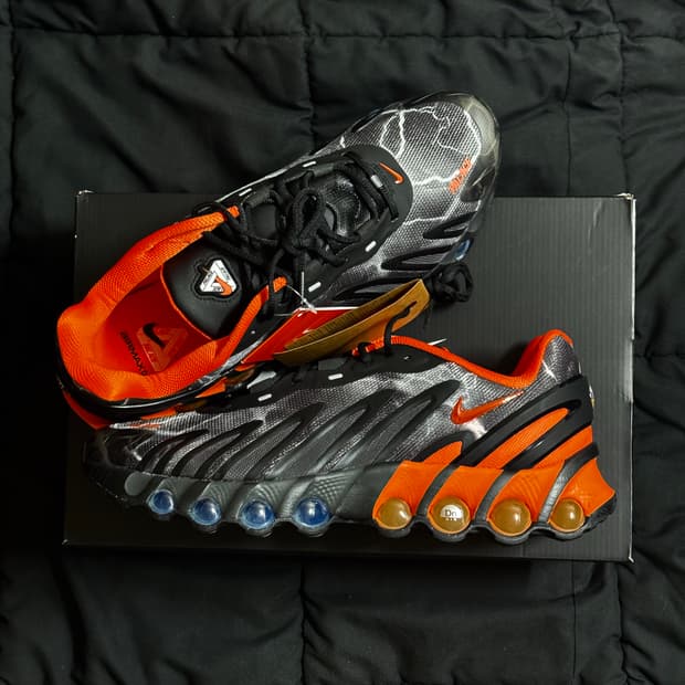 [305] 팔라스 X 나이키 에어 맥스 Dn8 블랙 세이프티 오렌지