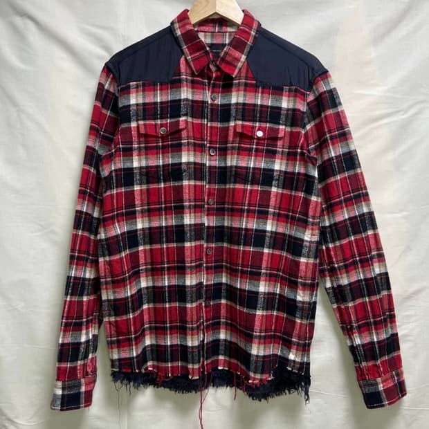 언더커버 15FW 플란넬 셔츠 자켓