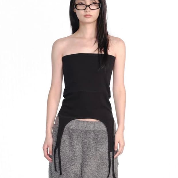 Cerric 세릭 가터 스커트 탑 garter cotton skirt