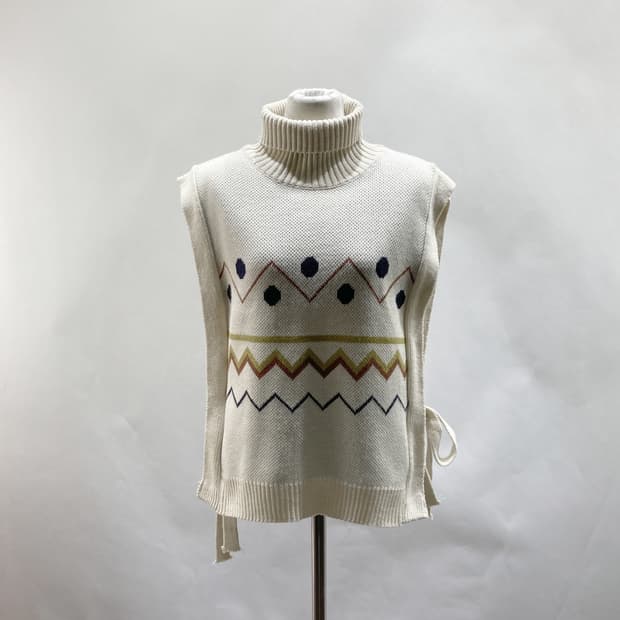 플라스틱아일랜드 여성니트베스트 90 