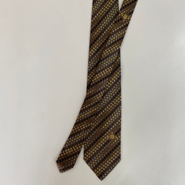 비비안웨스트우드 심플로고 정품 명품 넥타이(Vivienne)8.4cm