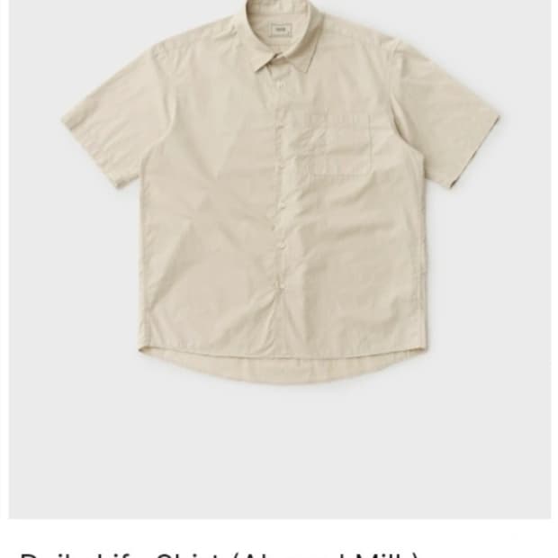 1)어나더오피스 데일리 그레이 반팔셔츠(미착용)