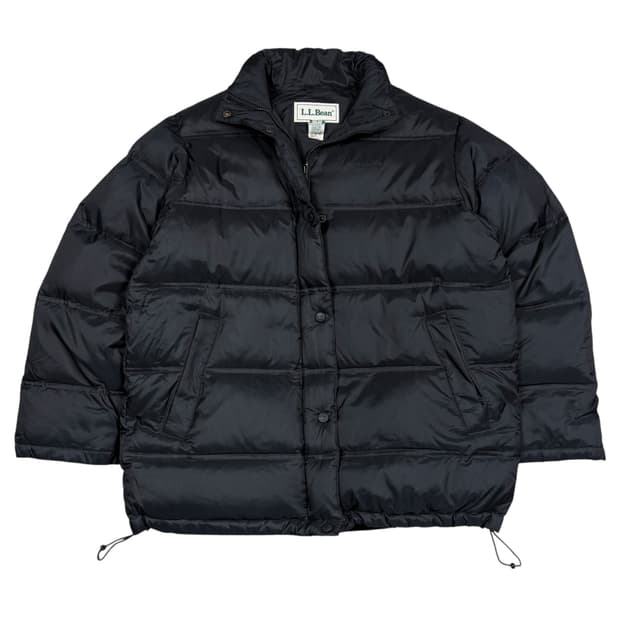 엘엘빈 블랙컬러 구스다운 푸퍼 패딩