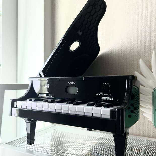 초희귀 cathay 피아노형 cd플레이어