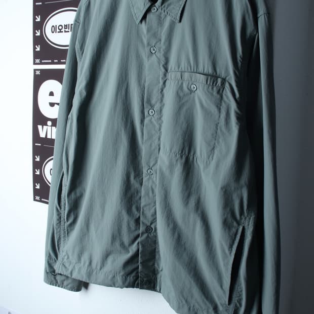 (L-XL) 에잇세컨즈 집업 바람막이 점퍼자켓 셔츠 나일론-H32375