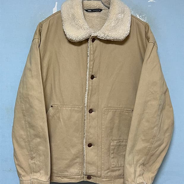 ZARA 자라 남자 양털자켓 새상품 오버핏 95-100
