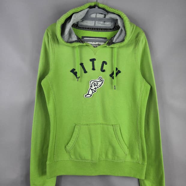 [무료배송]아베크롬비 M 여성 기모 라임 후디 후드티 후드 티셔츠