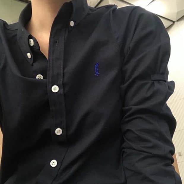 에옹쓰 셔츠 네이비 eonts