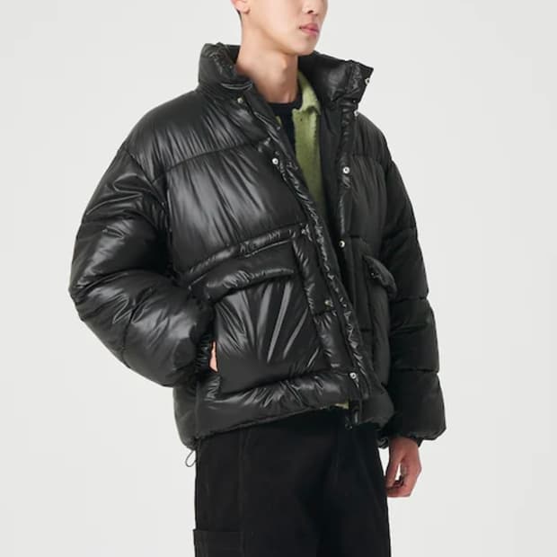 에잇세컨즈 글로시패딩 105