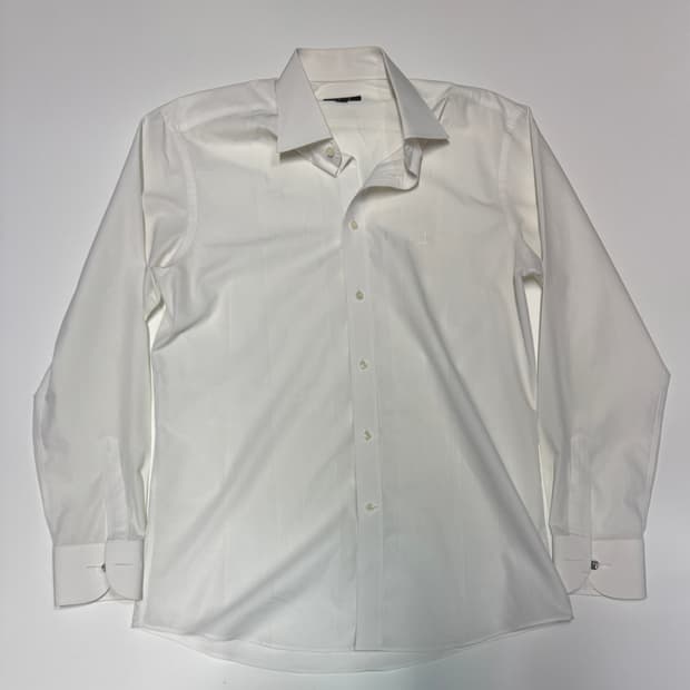 닥스 daks 화이트 스트라이프 정장 셔츠 L