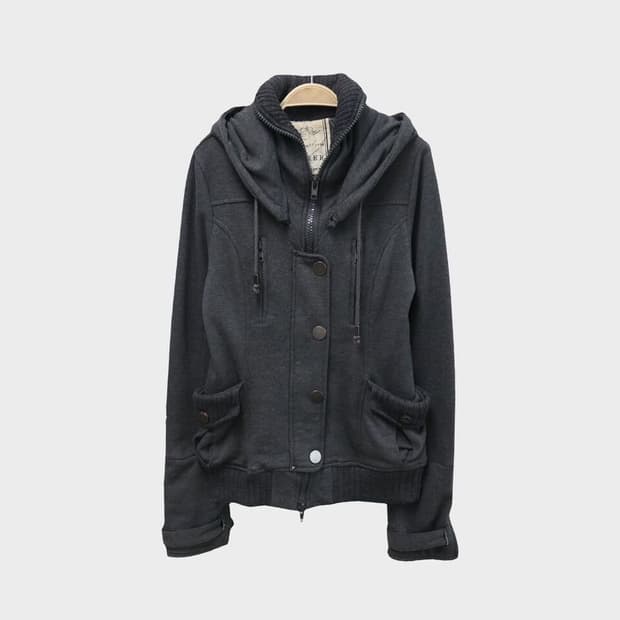 DURER y2k 펑크 빈티지 후드집업 자켓