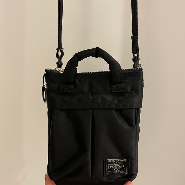 요시다 포터 하울 미니 헬멧백 크로스백 블랙