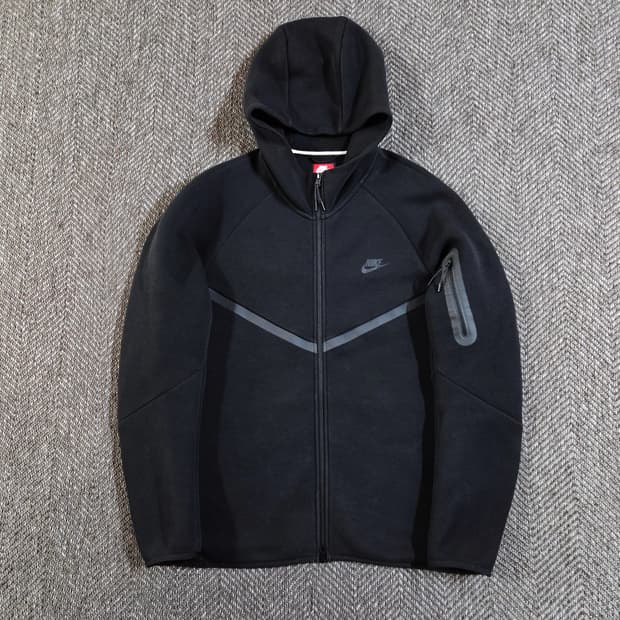 나이키 블랙 테크팩 풀집업 후드집업