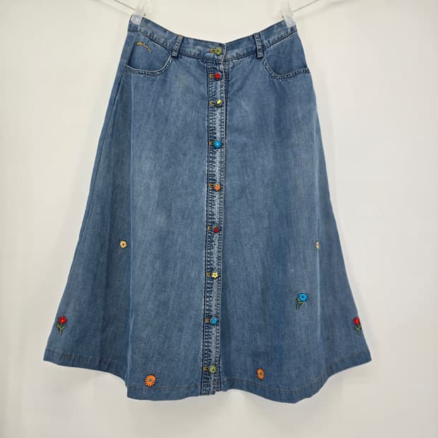 White Horse TENCEL Denim Skirt 27"