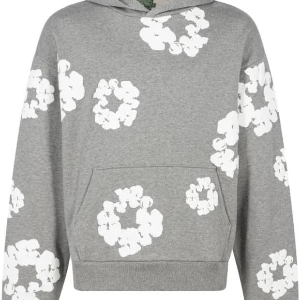 Denim tears 그레이후드 S