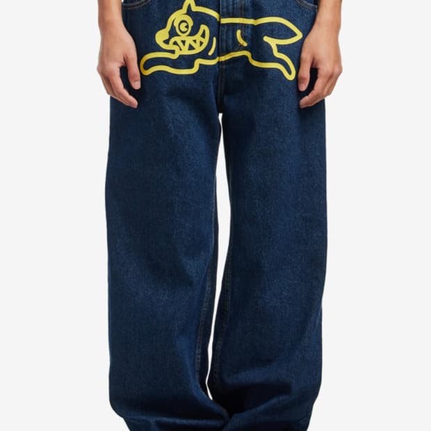 (새제품) 아이스크림 러닝독 데님 개바지