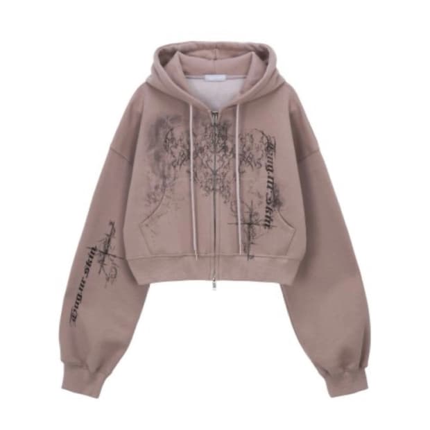 허그유어스킨 후드집업