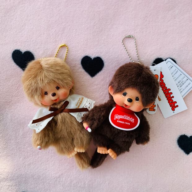 2종세트 몬치치 남아 키체인