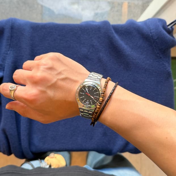 00s Swatch 빈티지 스와치 아이러니 메탈 쿼츠