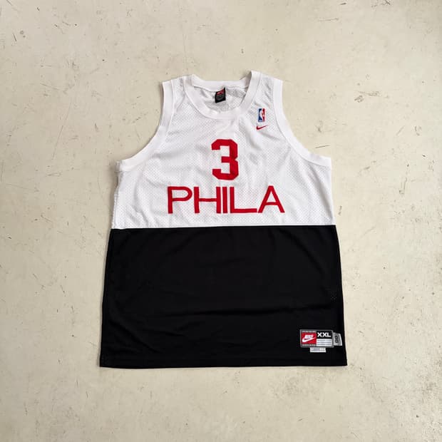 00s 나이키 NBA 필라델피아 76ers 빈티지 농구유니폼 져지 2XL