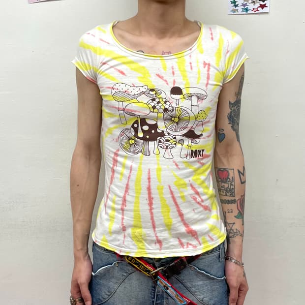 Mushroom Tie Dye Cutie T-shirt