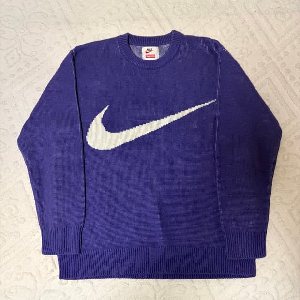 슈프림 나이키 콜라보 니트(L)