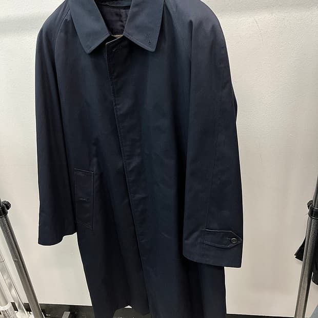 105) 버버리 네이비 개버딘 내피코트 