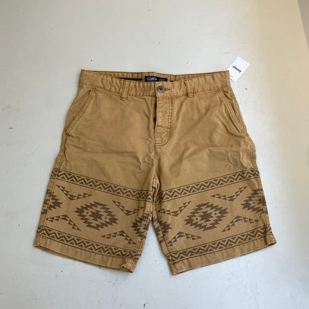 Pull&Bear 에스닉 패턴 치노 쇼츠 팬츠 32