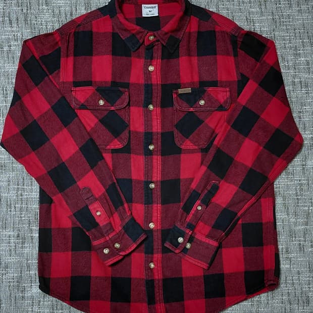 칼하트 체크 셔츠 M