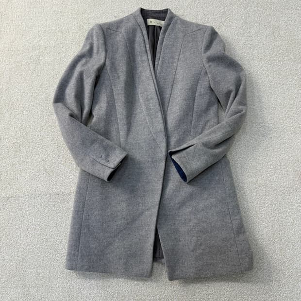 [88-94-165] 잇미샤 여성 그레이 울 코트 0112T1
