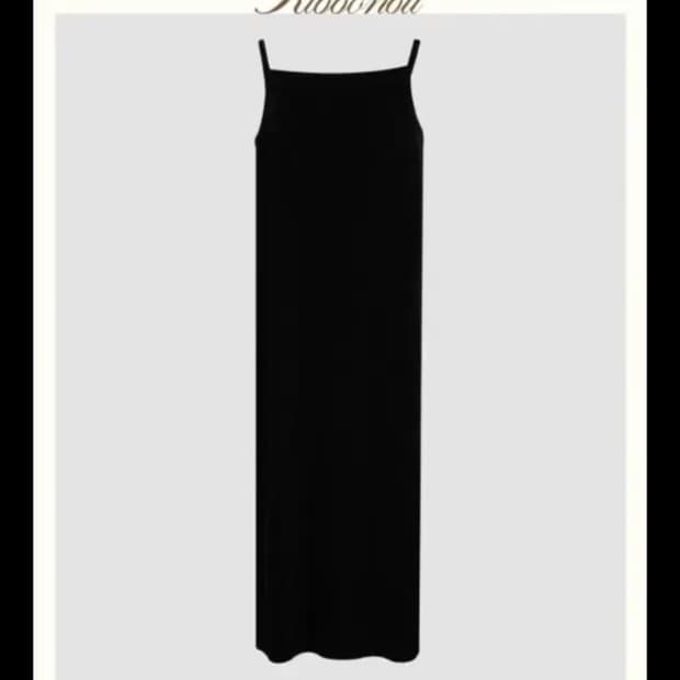 리본빛 벨벳 드레스