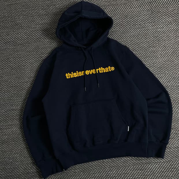 디스이즈네버댓 빅로고 박시핏 후드 티셔츠 y 3043