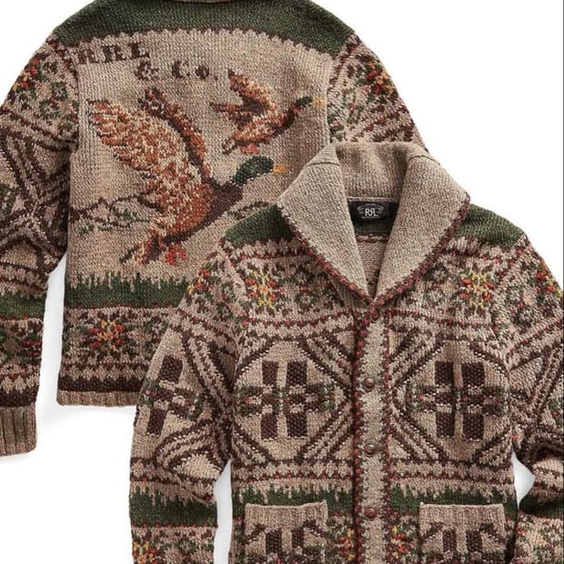 RRL 더블알엘 청둥오리 가디건 M