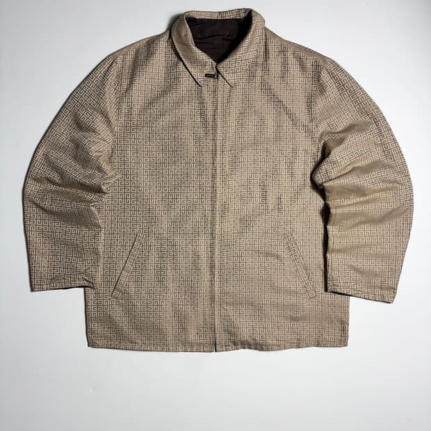 지방시 00's 체크 패턴 리버시블 나일론 자켓 R2379