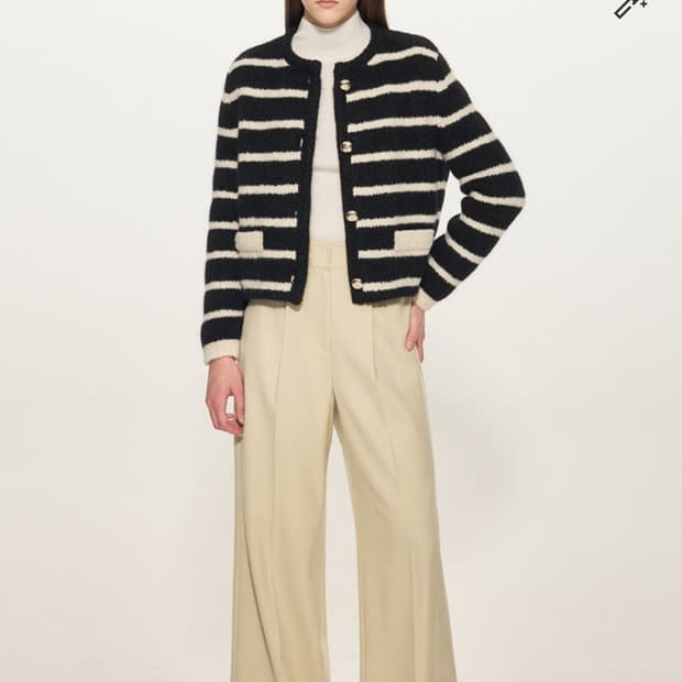 한섬 타임 2024 울소재 하이웨스트 팬츠 64-94사이즈