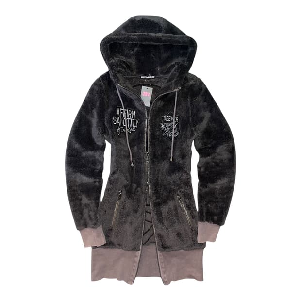 GHOST of HARLEM 고스트오브할렘 해골자수투웨이후드롱집업 펑크