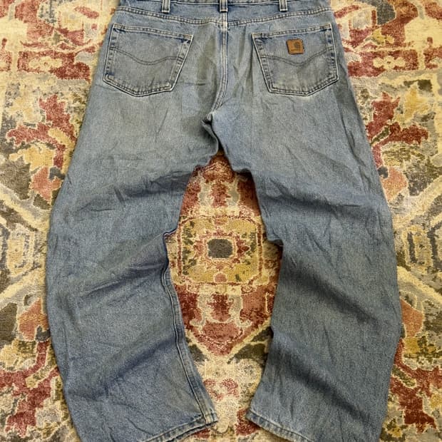 [칼하트] 90s 오리지널 빈티지 B22 릴렉스 데님 팬츠 (34-35인