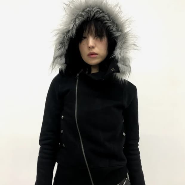 begbegbeg 퍼후드집업