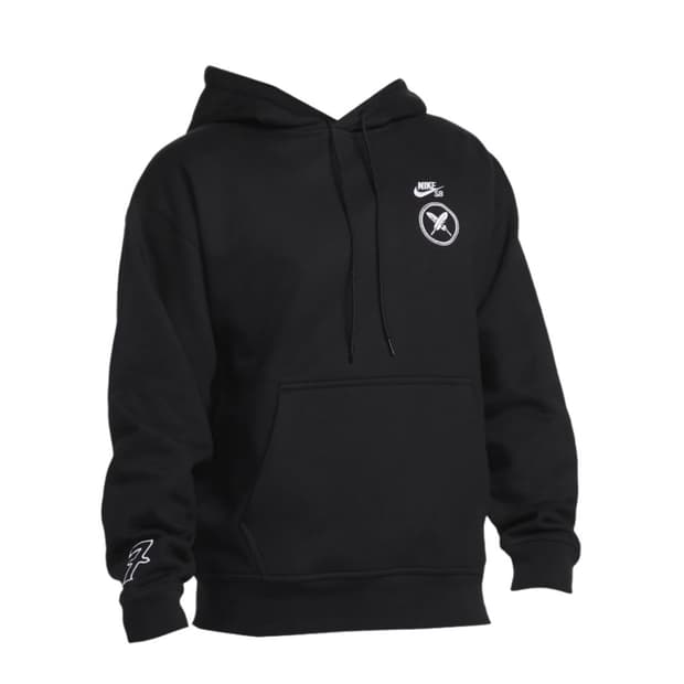 나이키 x 유토 호리고메 SB 플리스 스케이트보딩 풀오버 후드 블랙